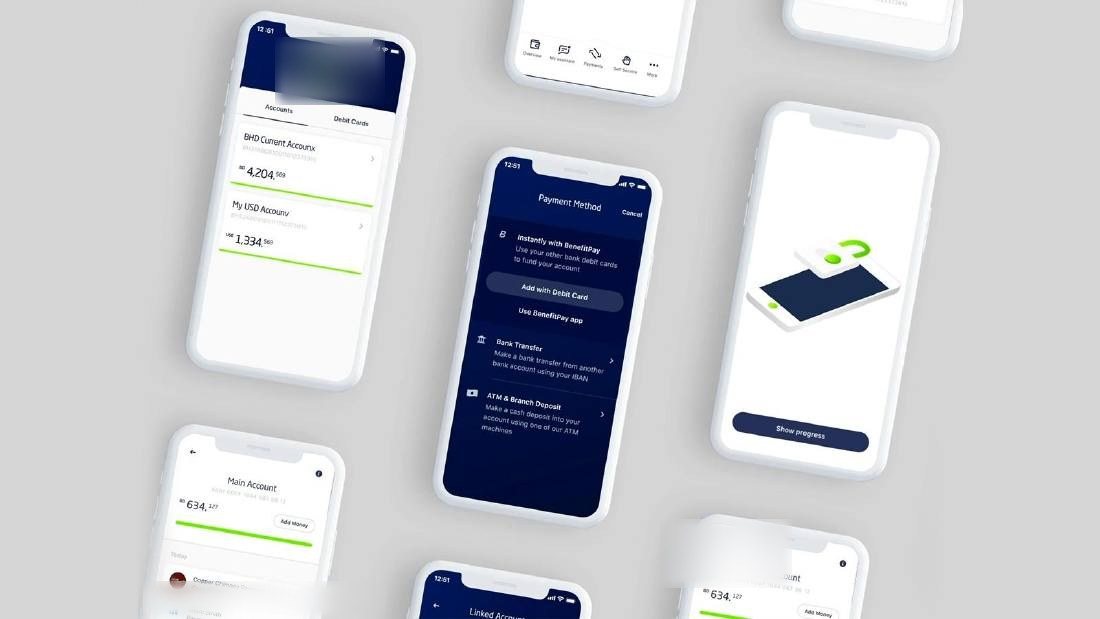 App screens